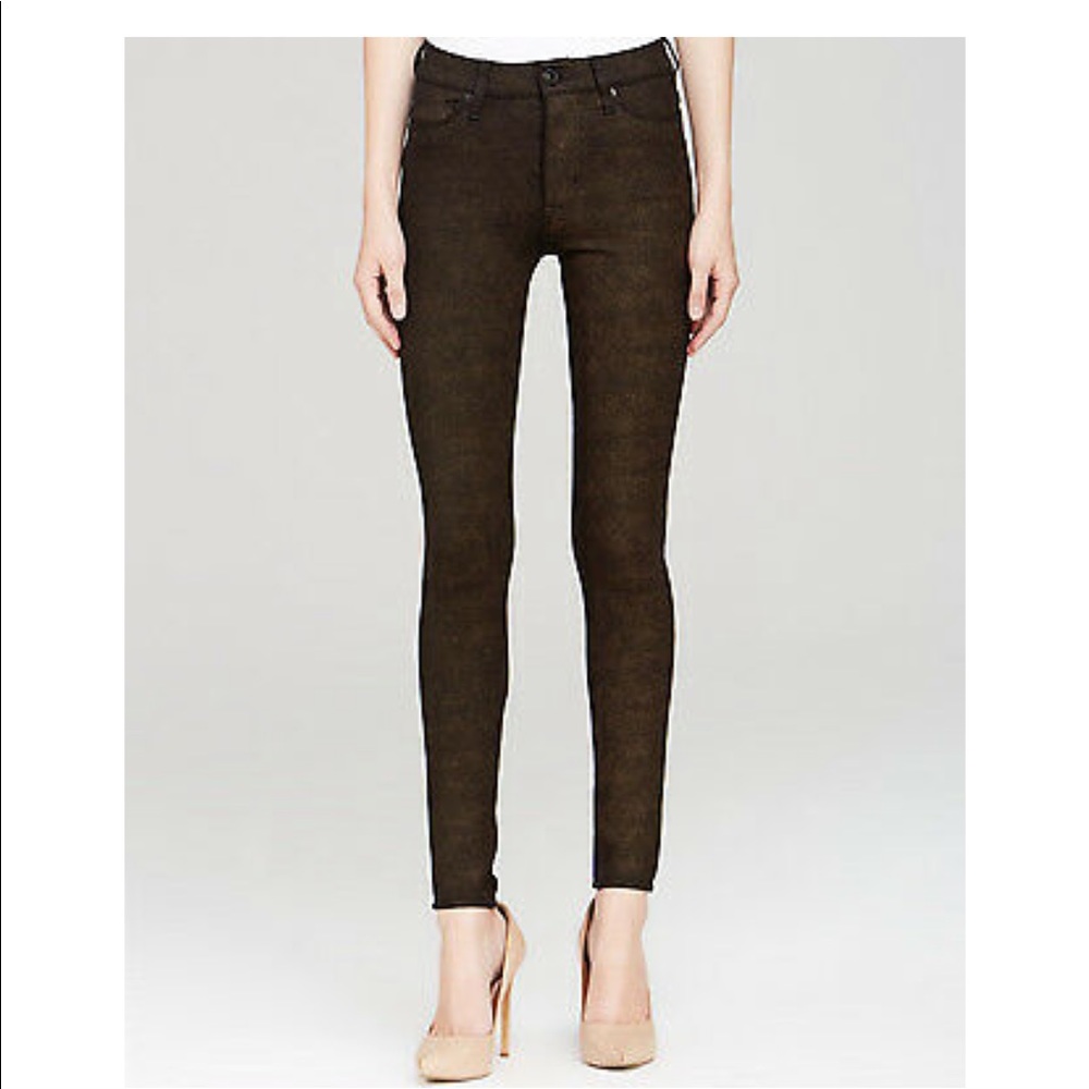 Hudson Jean Barbara high waist black gold  size 31